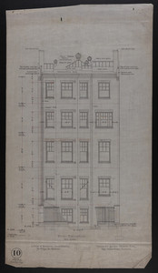 Rear Elevation, House for James Means, Esq., Bay State Road, Boston, Feby. 26 and Mar. 11, 1897