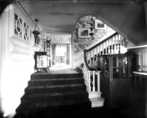 Arthur Little House, 2 Raleigh St., Boston, Mass., Corridor., Stairwell..