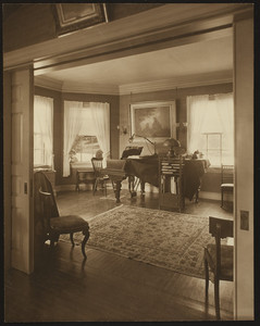 Wigglesworth House, 303 Adams Street, Milton, Mass., possibly music room