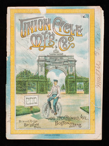 Union Cycle Mfg. Co., Union Bicyles, office, 166-170 Columbus Avenue, Boston, Mass.