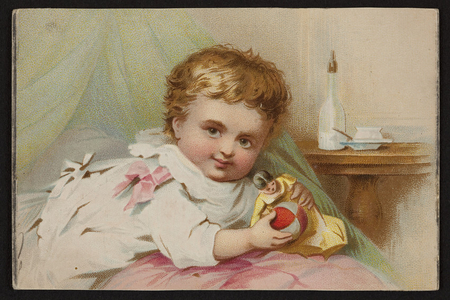 Trade card for Francis H. Coffin, bookseller, Old No.120 Middle Street, Portland, Maine, 1874
