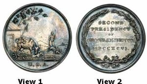 Seasons Indian peace medal, the shepherd