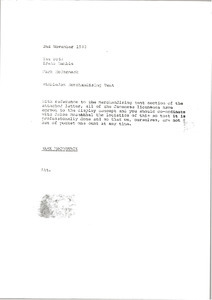 Memorandum from Mark H. McCormack to Ian Todd and Irene Gamble