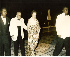 W. E. B. Du Bois and Shirley Graham Du Bois attending event in Ghana