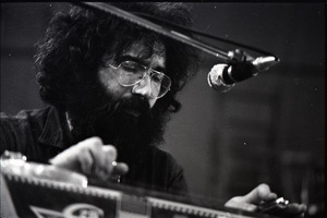 New Riders of the Purple Sage opening for the Grateful Dead at Sargent Gym, Boston University: Jerry Garcia playing a pedal steel guitar