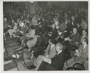 Audience for holiday play