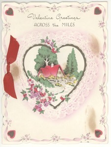Valentine from Clara M. Langland to Judith G. Wood Langland