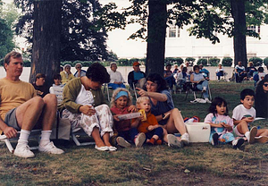 An evening at a Family Festival concert at the library