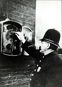 Lynn Policeman with callbox