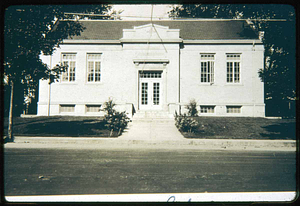 Early picture of the Saugus Public Library