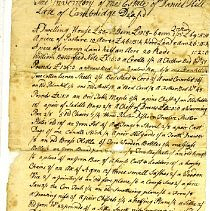 Inventory of Daniel Hill, April 1774