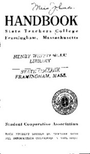 Freshman Student Handbook 1947-48