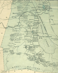 Map of South Amherst, 1873