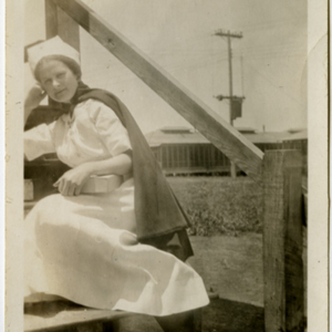 Camp MacArthur - Waco, Texas - World War I - A nurse