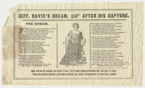 Jeff. Davis's dream, after his capture, 1865