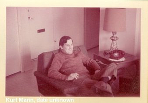 Kurt Mann Lounges in a Chair