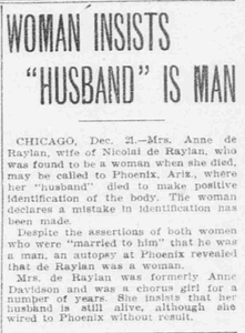 Woman Insists "Husband" Is Man
