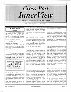 Cross-Port InnerView, Vol. 10 No. 10 (October, 1994)