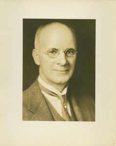 Gleason L. Archer (President, 1937-1948, and Founder of Suffolk University), formal headshot portrait