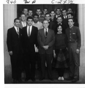 Members of Suffolk University's Spanish Club, 1961