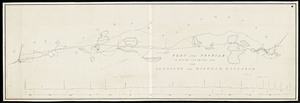 Plan and profile of route surveyed for the Plymouth and Wareham Railroad / J.H. Walker, engineer.