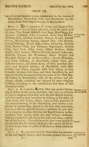 1807 Chap. 0103. An act to incorporate certain inhabitants in the towns of Bernardston,' Greenfield, Gill, and Northfield, by the name of the first Baptist Society in Bernardston.