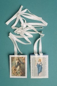 Blue scapular of the Immaculate Conception