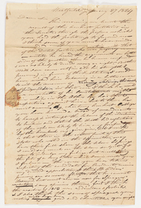 Eli B. Hamilton letter to James Fowler, 1824 January 27