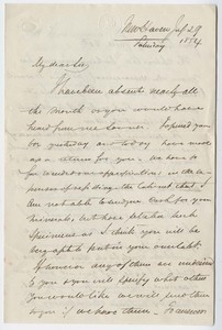 Benjamin Silliman, Jr. letter to Edward Hitchcock, 1854 July 29