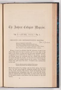 The Amherst collegiate magazine, 1854 June