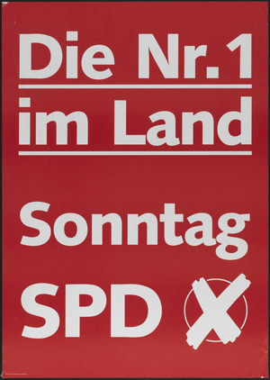 Die nr. 1 in land : Sonntage SPD