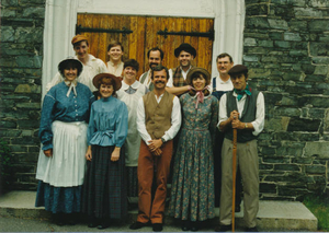 Costumed interpreters at Lowell NHP