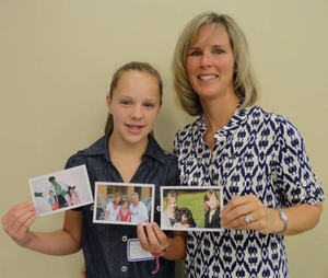 Madelyn Shea and Jane Shea at the Milton Mass. Memories Road Show