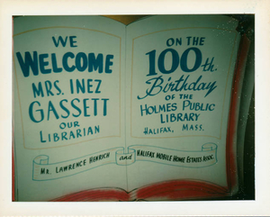 Celebrating Holmes Public Library's 100th birthday