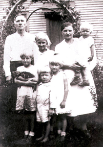 Mother and Father with new family of 2nd marriage