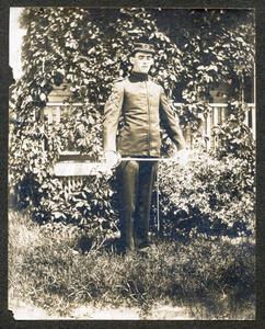 My mother's father, Edward Thomas Kiley, as a ROTC Cadet at Brighton High School