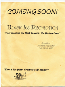Black Ice promotions