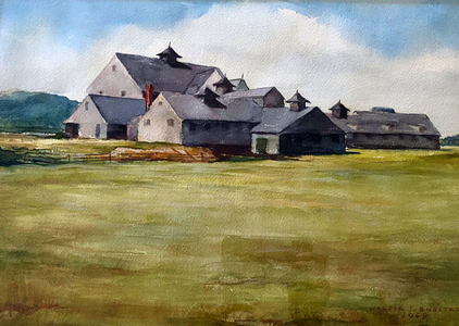 Forges Farm (watercolor by Walder Engstrom)