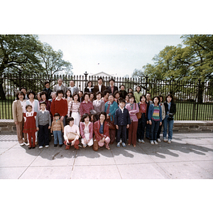Chinese Progressive Association members on a trip to Washington, D.C