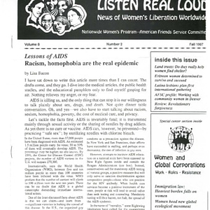 Issue of "Listen Real Loud: News of Women's Liberation Worldwide"