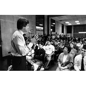 Senator John Kerry Speaks in Ell Center