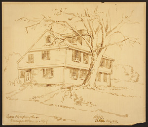 Governor Humphrey House, "Oldest House in New England," Paradise Rd., formerly Elmwood.