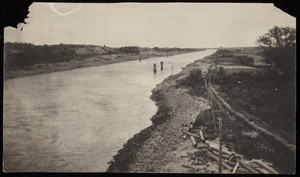 The Cape Cod Canal under construction