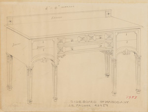 "Sideboard of Mahogany"