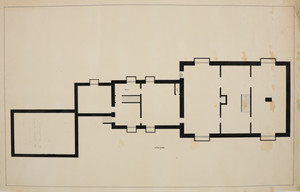 Cellar plan for unidentifed house, location unknown, undated