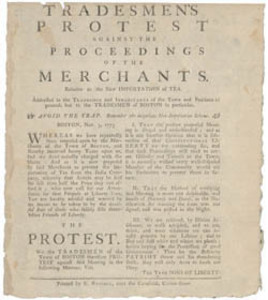 Tradesmen's Protest against the Proceedings of the Merchants ...