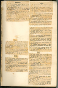 Bullard Family Scrapbook, 1898-1901