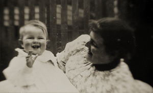 Olive Childs Edwards and infant daughter Elizabeth Adaline (Greenwich, Mass.)