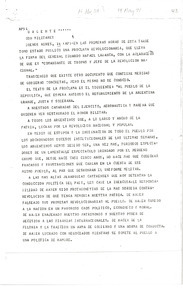 Eduardo Rafael Labanca declaration of revolution