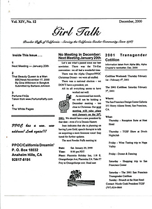 Girl Talk, Vol. 14 No. 12 (December, 2000)
